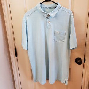 Tommy Bahama Baby Blue Polo Size Large